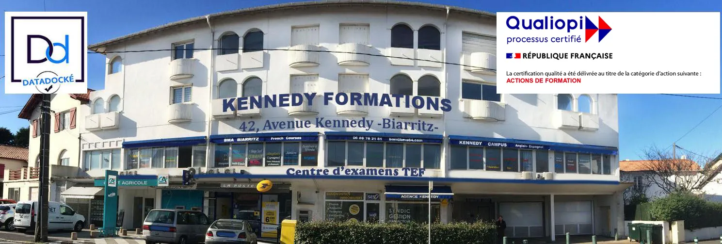 Ecole Kennedy Formations - Biarritz - Anglet - Bayonne